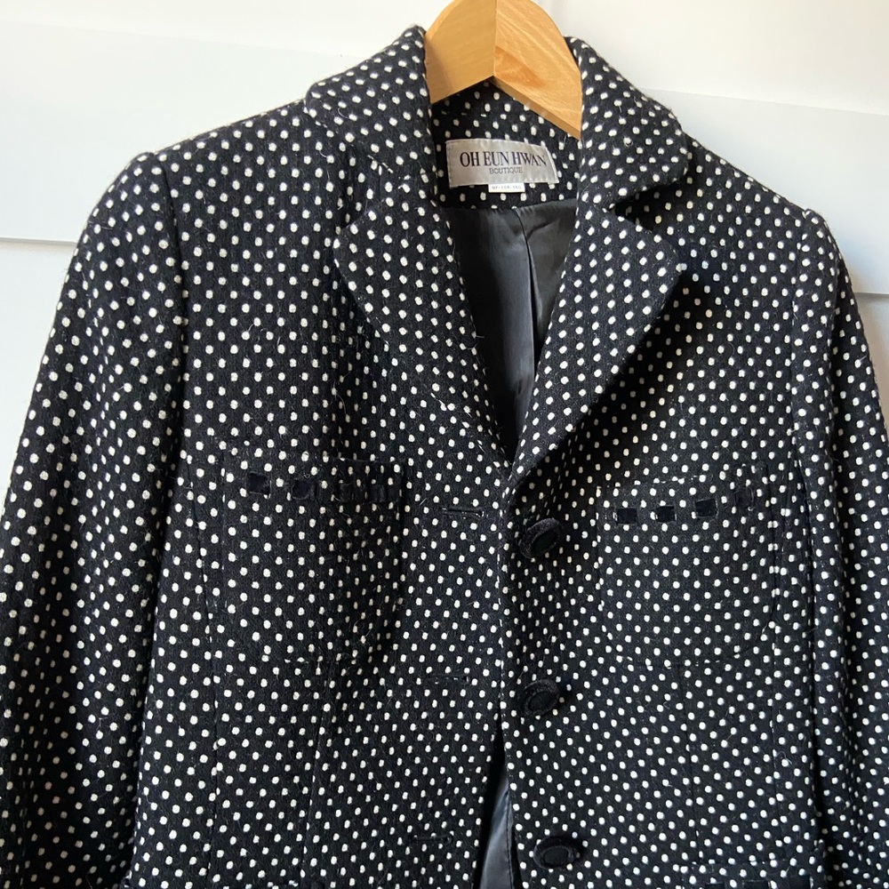 Lady warm winter suit jacket